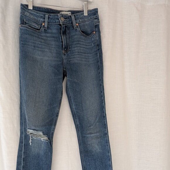 PAIGE Verdugo Ripped Raw Hem Skinny Jeans (Jules) - Picture 2 of 7